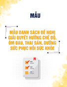 Mẫu Danh sách đề nghị giải quyết hưởng chế độ ốm đau, thai sản, dưỡng sức phục hồi sức khỏe (Mẫu số 01B-HSB) mới nhất