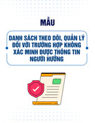 Mẫu Danh sách người tạm dừng hưởng lương hưu, trợ cấp BHXH hàng tháng (Mẫu số 34-HSB) đã xác minh thông tin