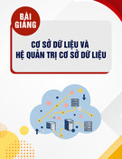 Bài giảng Cơ sở dữ liệu và hệ quản trị cơ sở dữ liệu Lê Trí Thành