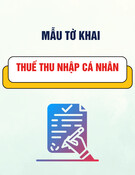 Mẫu Tờ khai thuế thu nhập cá nhân 01/XSBHĐC: [Hướng dẫn điền chi tiết]