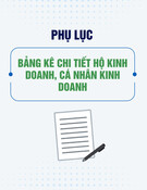 Bảng kê chi tiết hộ kinh doanh, cá nhân kinh doanh (Phụ lục)