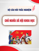 Bộ câu hỏi trắc nghiệm môn Chủ nghĩa xã hội khoa học năm 2024-2025