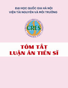 Bảo tồn tài nguyên rừng dựa vào cộng đồng dân tộc Tà Ôi, A Lưới, Thừa Thiên Huế: Tóm tắt luận án tiến sĩ