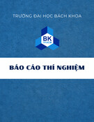 Báo cáo thí nghiệm công trình: Thí nghiệm và kết quả