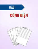 Mẫu Công điện (Mẫu 1.6): Tổng hợp mẫu chuẩn