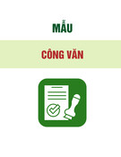 Mẫu công văn (Mẫu 1.5) chuẩn nhất
