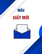 Mẫu Giấy Mời chuẩn (Mẫu 1.7) mới nhất