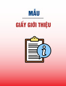 Mẫu giấy giới thiệu chuẩn (Mẫu 1.8) mới nhất