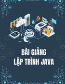 Bài giảng Lập trình Java: Đối tượng, lớp và phương thức (Chương 2)