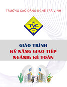 Giáo trình Kỹ năng giao tiếp Kế toán Cao đẳng - Trường Cao đẳng nghề Trà Vinh