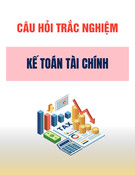 Câu hỏi trắc nghiệm Kế toán tài chính: Ôn tập môn học hiệu quả