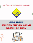 Giáo trình Anh văn chuyên ngành Kế toán tốt nhất (Cao đẳng/Trung cấp) - Trường Cao đẳng nghề Trà Vinh