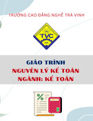 Giáo trình Nguyên lý kế toán (Cao đẳng): Chuẩn nhất từ Trường Cao đẳng nghề Trà Vinh