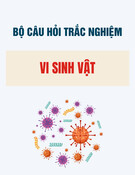 Bộ câu hỏi trắc nghiệm môn Vi sinh vật [mới nhất]