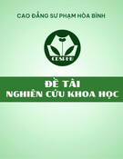 Biện pháp tổ chức hoạt động trải nghiệm học tập ngoài lớp học cho sinh viên cao đẳng sư phạm mầm non Hoà Bình: Đề tài nghiên cứu khoa học