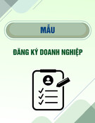 Mẫu Giấy chứng nhận đăng ký doanh nghiệp công ty trách nhiệm hữu hạn một thành viên [chuẩn nhất]