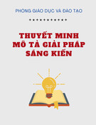 Thuyết minh giải pháp: Thiết kế bộ thí nghiệm và hướng dẫn thực hành hóa học lượng nhỏ (Microscale Chemistry) vô cơ lớp 11, 12