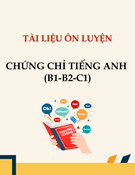 Tài liệu ôn luyện chứng chỉ tiếng Anh B1-B2-C1 chuẩn nhất