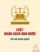 Luật Ngân sách nhà nước: Luật số 89/2025/QH15 mới nhất
