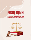 Nghị định 285/2025/NĐ-CP: [Thông tin chi tiết/Mới nhất/Hướng dẫn thi hành]