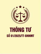 Thông tư 01/2025/TT-BNNMT: Hướng dẫn mới nhất