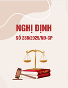 Nghị định 288/2025/NĐ-CP: [Thông tin chi tiết/Mới nhất/Hướng dẫn thi hành]