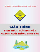 Giáo trình Sinh thái thủy sinh vật Nuôi trồng thủy sản Cao đẳng - Trường Cao đẳng nghề Trà Vinh