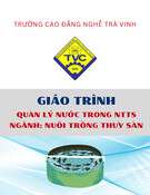 Giáo trình Quản lý nước trong nuôi thủy sản (Trung cấp/Cao đẳng) - Trường Cao đẳng nghề Trà Vinh