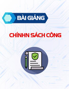 Bài giảng Chính sách công (Public policy) chuẩn nhất