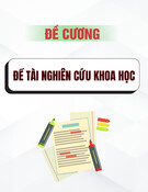 Đề cương đề tài nghiên cứu khoa học [chuẩn nhất/mới nhất]