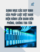Danh mục quy định pháp luật Việt Nam hiện hành liên quan phòng, chống tra tấn, đối xử tàn bạo, vô nhân đạo, hạ nhục con người