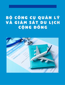 Công cụ quản lý và giám sát du lịch cộng đồng: Bộ công cụ quản lý và giám sát du lịch cộng đồng