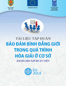 Tài liệu tập huấn bảo đảm bình đẳng giới trong hòa giải ở cơ sở: Dành cho tập huấn viên