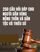 250 câu hỏi đáp cho người dân vùng nông thôn và dân tộc thiểu số
