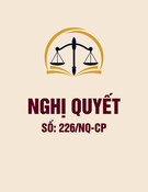 Nghị quyết 226/NQ-CP: [Thêm mô tả giá trị, lợi ích nếu có thông tin]