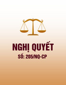 Nghị quyết 205/NQ-CP: Thông tin chi tiết và hướng dẫn mới nhất