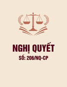 Nghị quyết 206/NQ-CP: Thông tin chi tiết và [thêm thông tin liên quan nếu có]