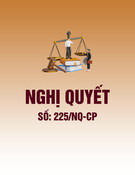 Nghị quyết 225/NQ-CP: [Thêm thông tin mô tả về nội dung nghị quyết để tối ưu SEO]