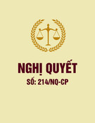Nghị quyết 214/NQ-CP: Thông tin chi tiết và [Mô tả thêm nếu cần]