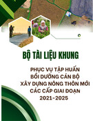 Tài liệu khung tập huấn, bồi dưỡng cán bộ xây dựng nông thôn mới các cấp giai đoạn 2021-2025