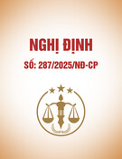 Nghị định 287/2025/NĐ-CP: [Thông tin chi tiết/Mới nhất/Hướng dẫn thi hành]