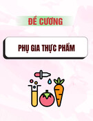 Đề cương ôn thi Phụ gia thực phẩm [năm hiện tại]