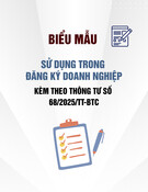 Mẫu Đề Nghị Cấp Thông Tin Đăng Ký Doanh Nghiệp chuẩn nhất