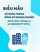 Mẫu Thông báo cơ quan thuế quản lý trực tiếp (kèm Thông tư 68/2025/TT-BTC) mới nhất