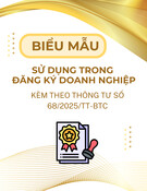 Mẫu Hướng Dẫn Đăng Ký Thành Lập Doanh Nghiệp Mới Nhất