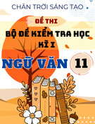 Đề thi học kì 1 môn Ngữ văn 11 Chân trời sáng tạo