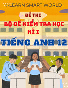 Bộ đề thi học kì 1 Tiếng Anh 12 i-Learn Smart World có đáp án