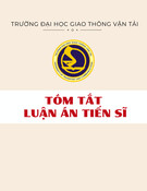 Luận án Tiến sĩ: Nghiên cứu đánh giá độ tin cậy, tính sẵn sàng, khả năng bảo dưỡng và an toàn của phương tiện đường sắt đô thị ở Việt Nam