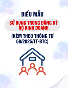 Mẫu Thông báo chấm dứt hoạt động hộ kinh doanh (Kèm Thông tư 68/2025/TT-BTC)