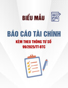 Mẫu Bản Thuyết Minh Báo Cáo Tài Chính (Kèm Thông tư 99/2025/TT-BTC) chuẩn nhất